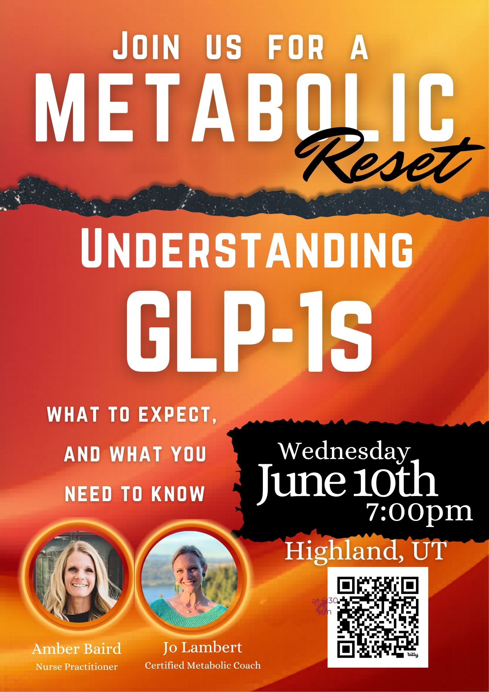 Understanding GLP-1s — Metabolic Reset event poster